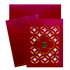 Red Laser-Cut Wedding Card-KNK30490
