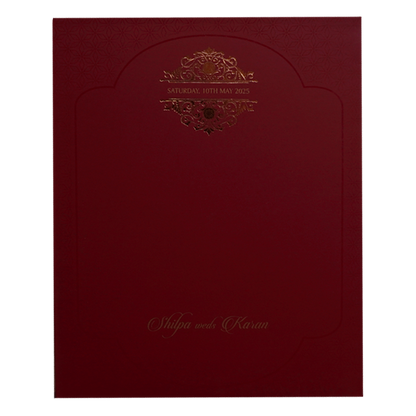 Grey MDF Wedding Card-King of Cards