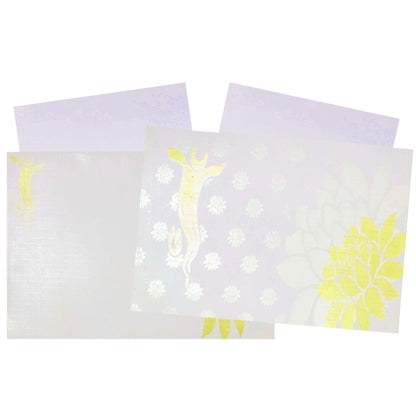 White Invitation Card-Knkv0426