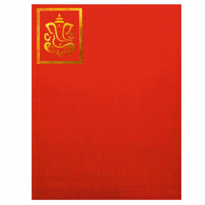 Red Die Cut Wedding Invite-KNK30650