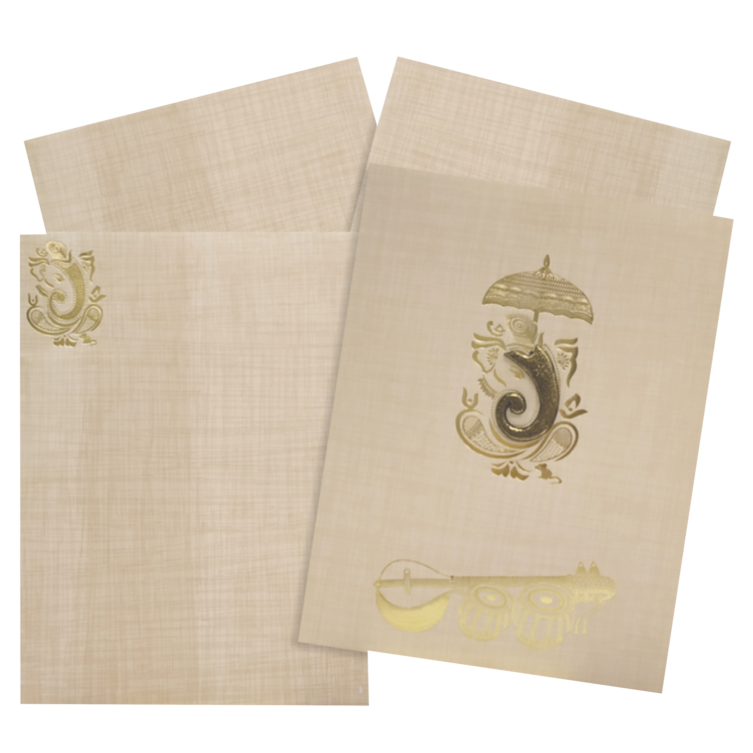 Sandal Metallic Jumbo Invitation-KNK5025S