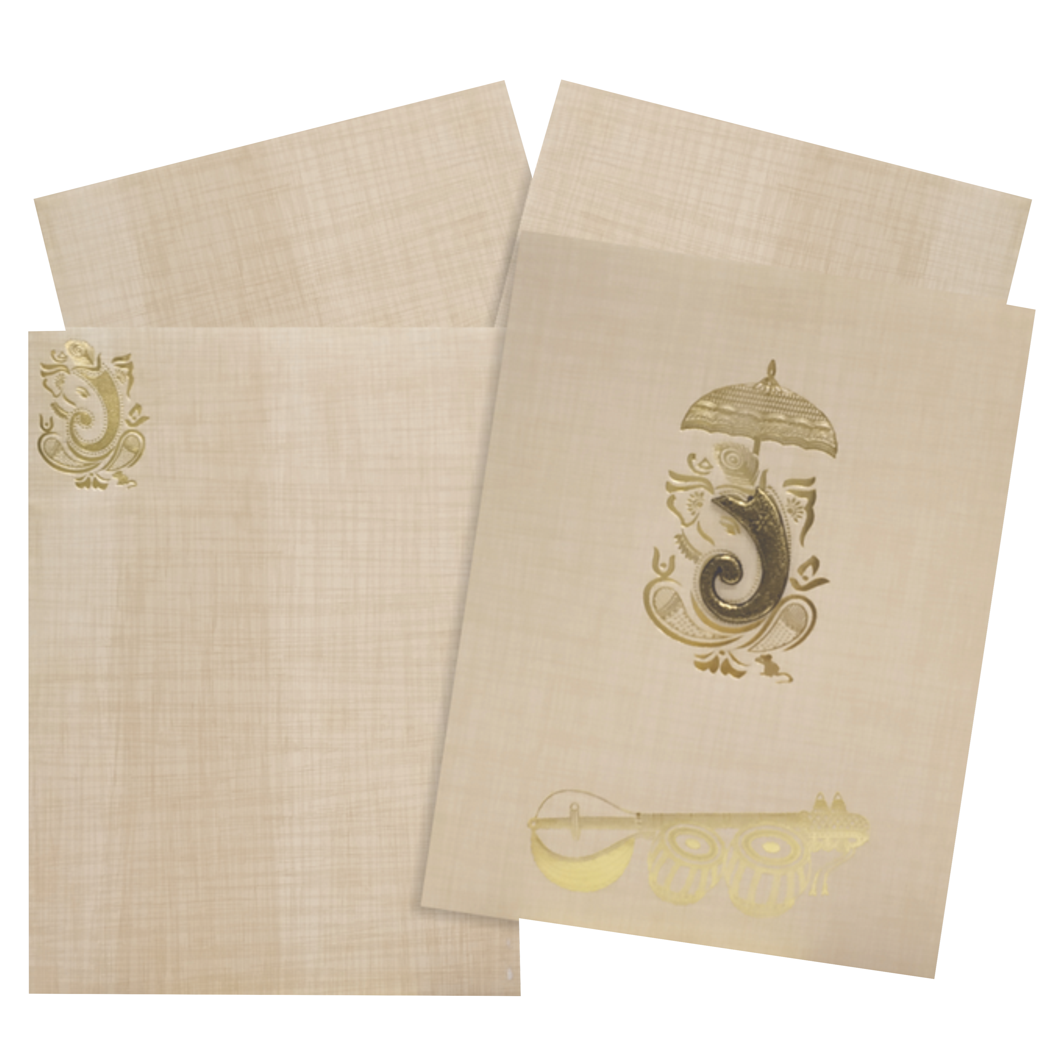 Sandal Metallic Jumbo Invitation-KNK5025S