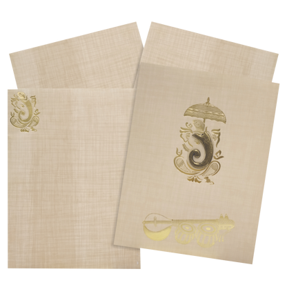 Sandal Metallic Jumbo Invitation-KNK5025S