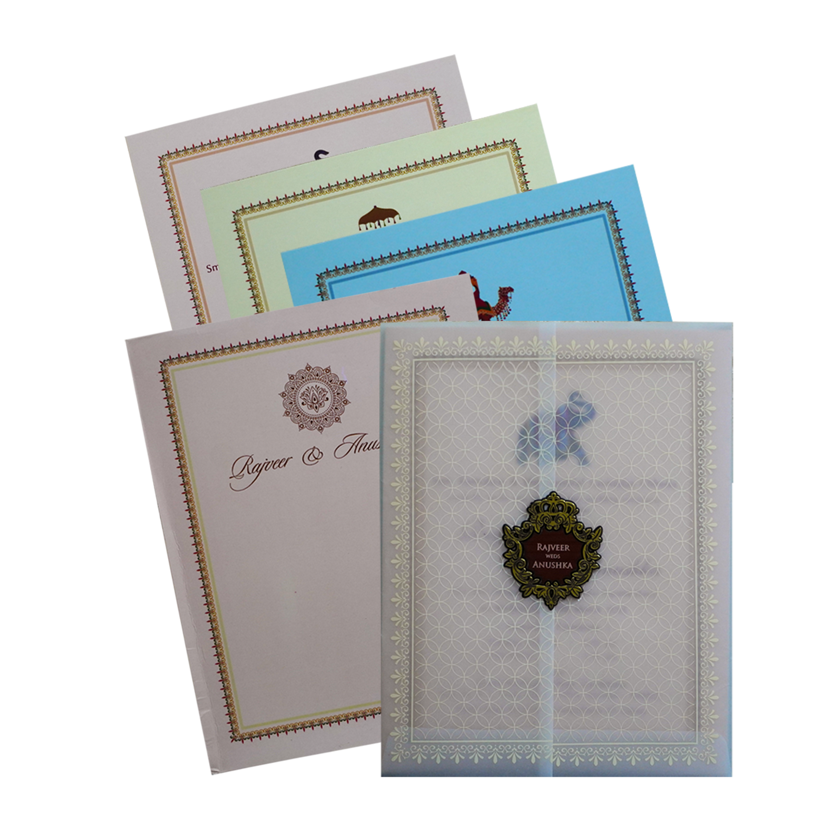 Make your event special with our exclusive Peach Tracing Wedding Card Design. Shop now! ?WhatsApp Support ?Express Delivery.