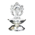 White Metal Shankh Diya-King of Cards