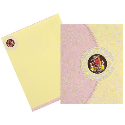 Gold GaneshaInvitation Card