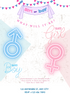 Team Baby Gender Reveal Invitation-AAGRI018