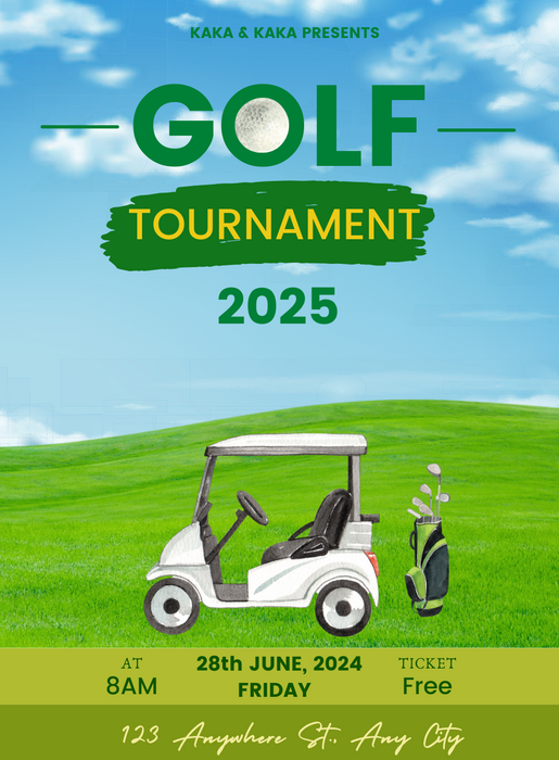 Tee Up golf Invitation-AAGLF003