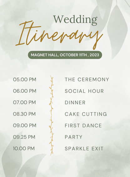 Green Watercolor Wedding Itinerary-AAWII015