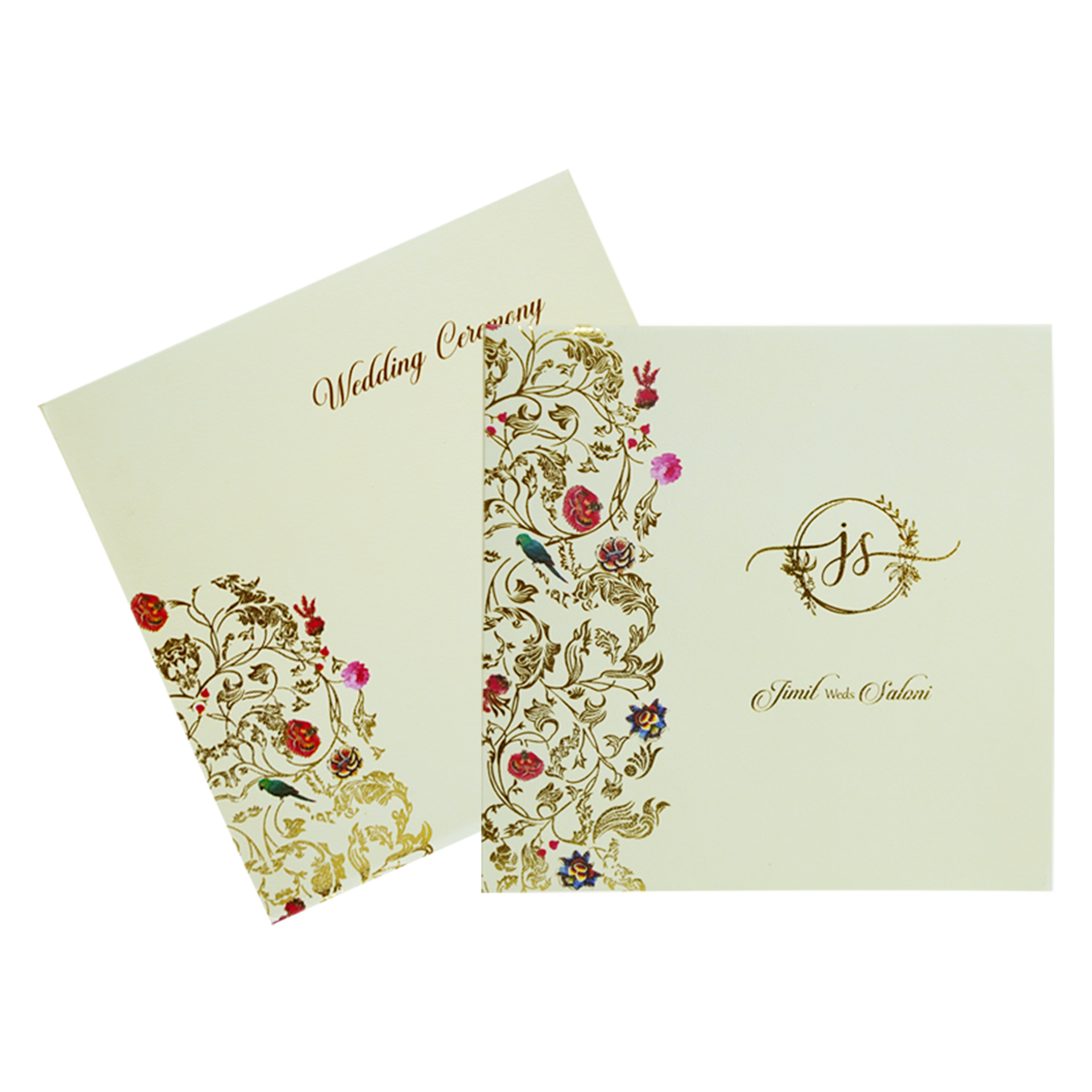Yellow Designs Padded Wedding Card-KBM04790