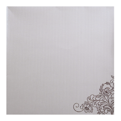 Ivory Golden Floral Wedding Card-King of Cards