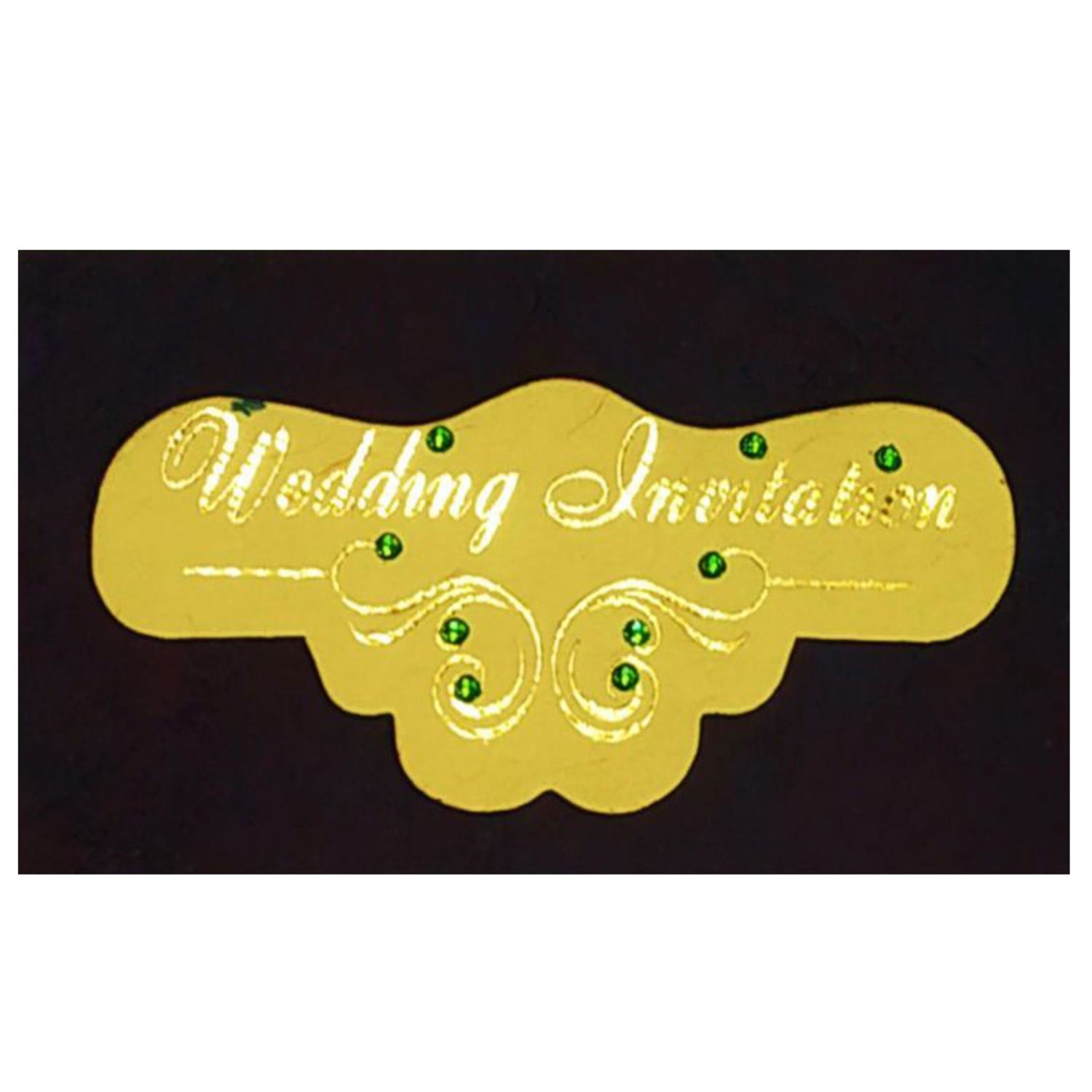 Brown Personal Invitation Card-Knk2520c