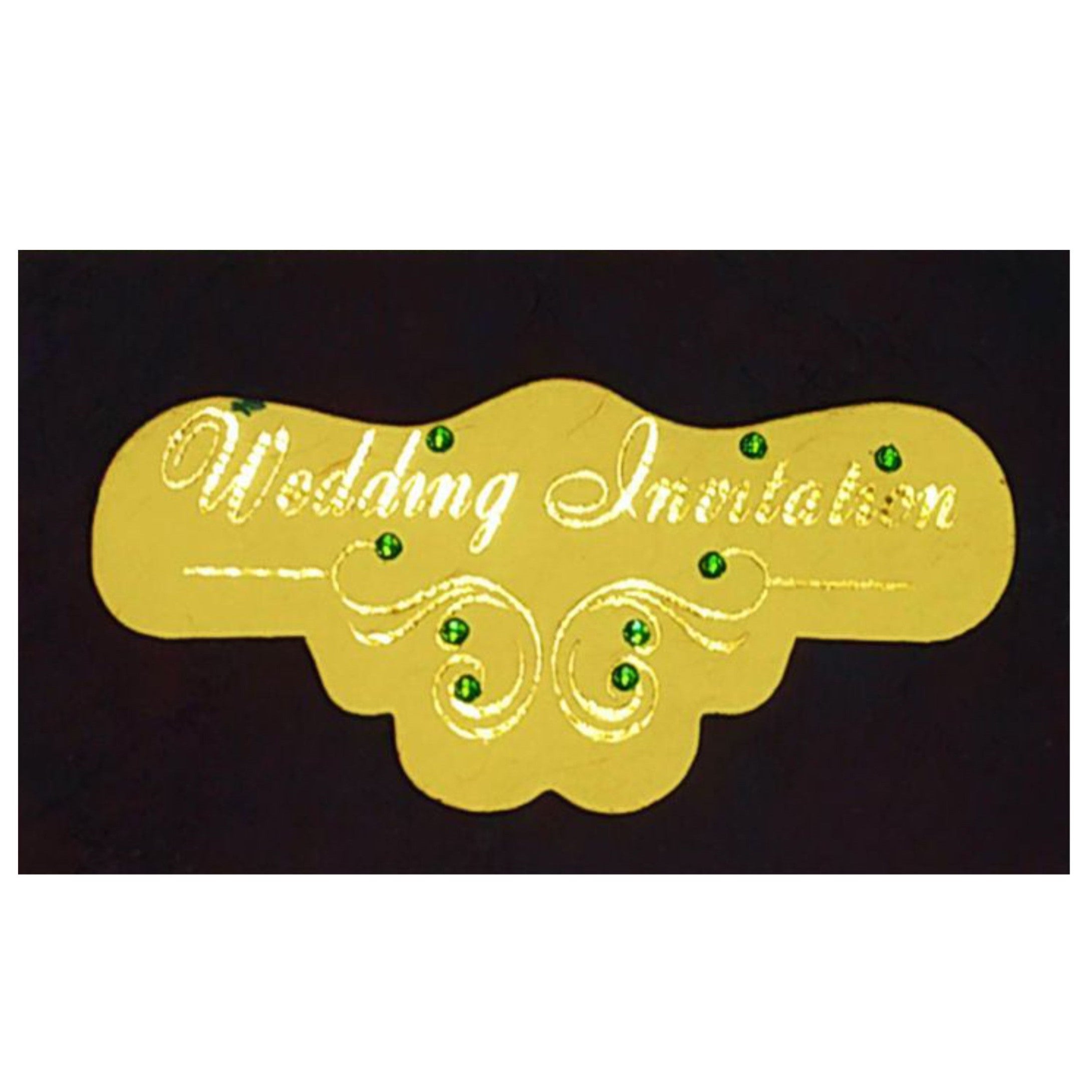 Brown Personal Invitation Card-Knk2520c