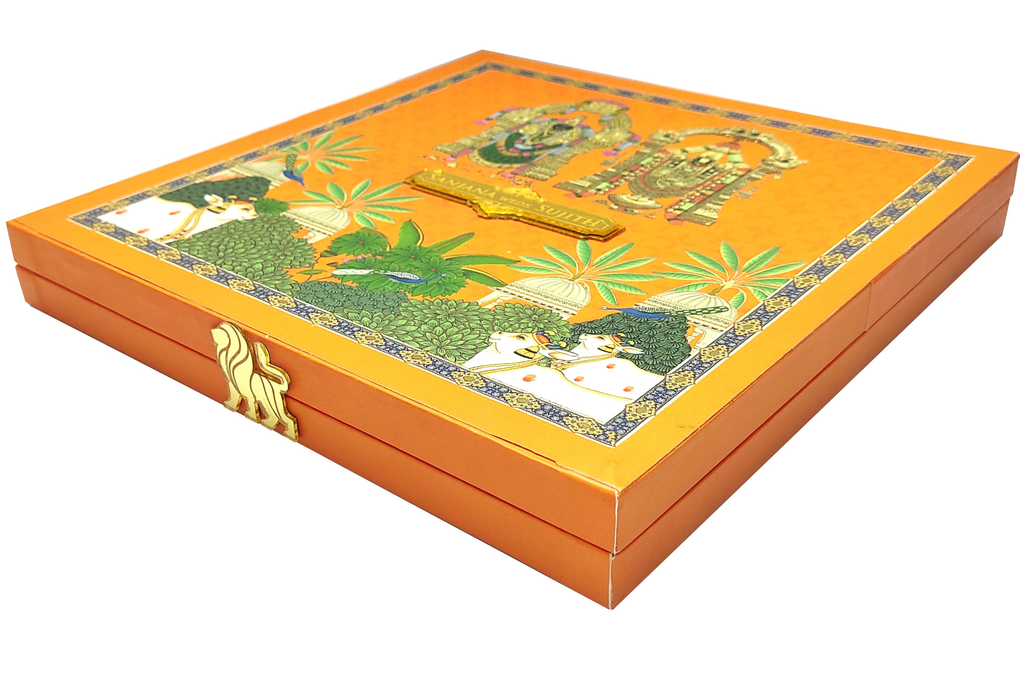 Orange Balaji Padmavathi Invitation-KNKUP051