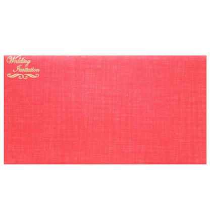 Elegant Blue Shading With Blossom Theme Wedding Card-KNK20053