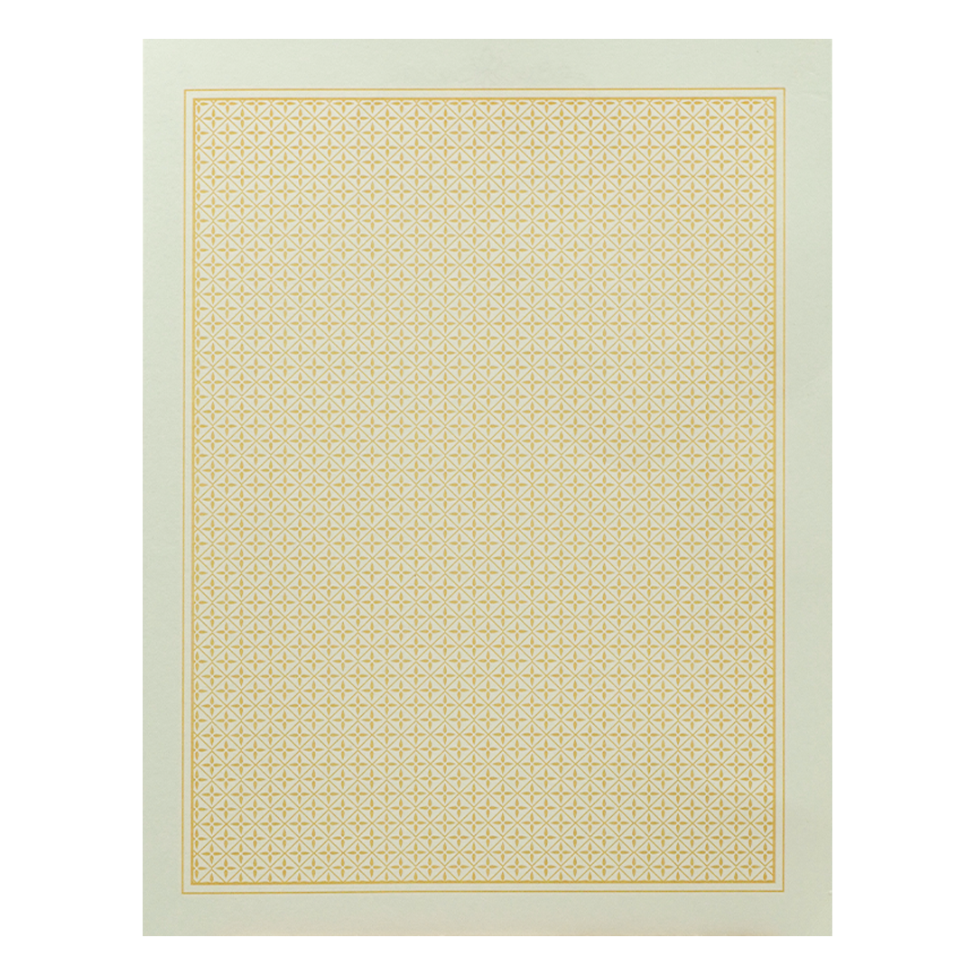 Cream Gold Jali Laser-cut Wedding Card-KNQS8308