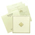Selling White embossed padded invitation card online. Buying invitation cards made easy with King of Cards! &