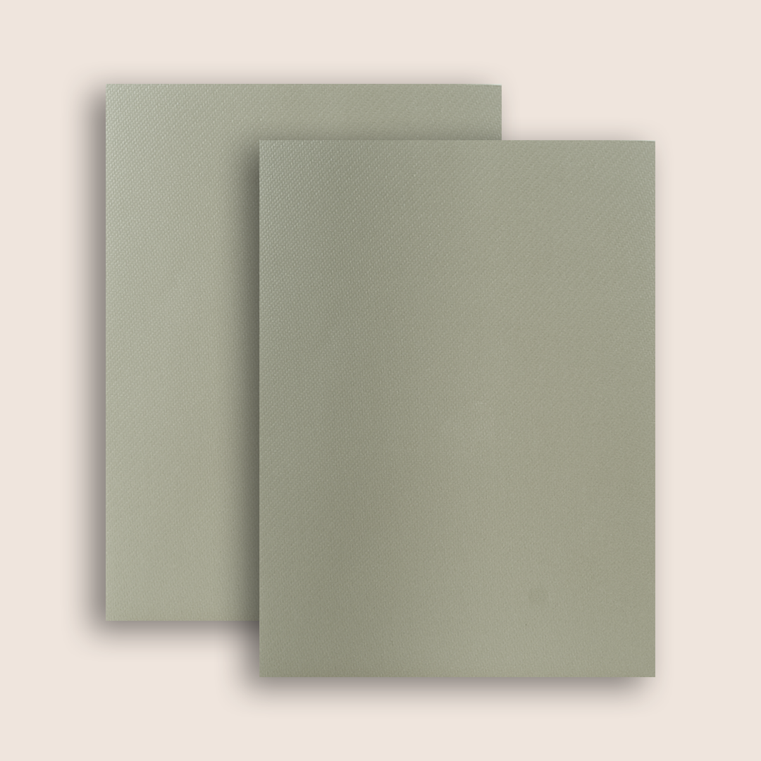 Grey Floral Door-Style Invitation Card - KNKTGY029