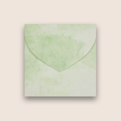 Green Peacock Leaf Money Envelope - KRCE4270