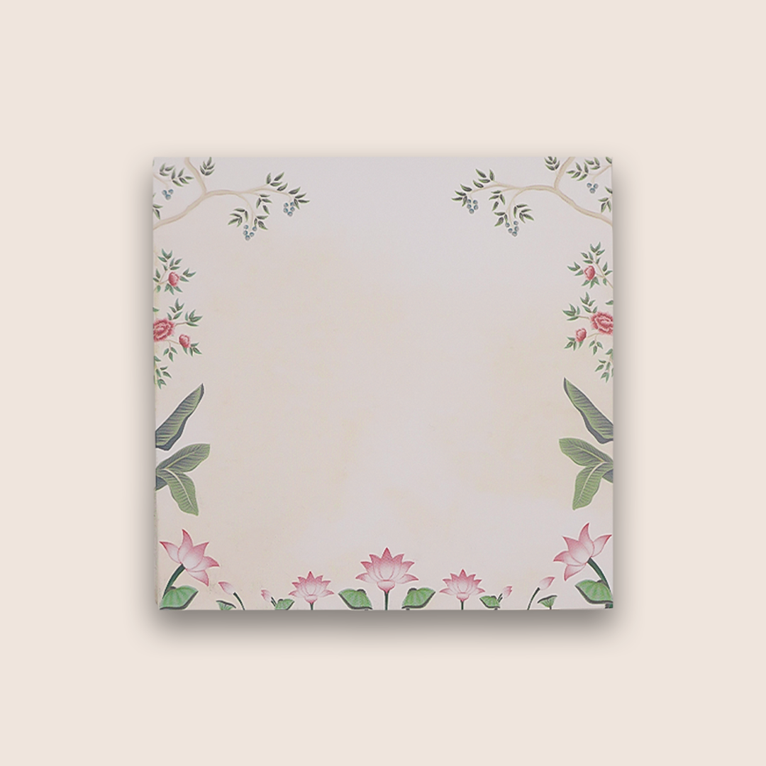 Cream Lotus Floral Money Envelope - KRCE4280