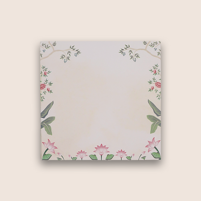 Cream Lotus Floral Money Envelope - KRCE4280