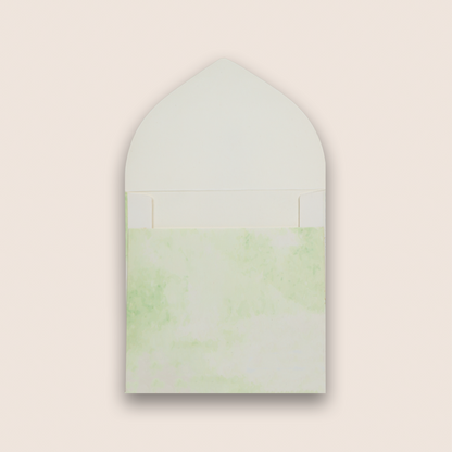 Green Peacock Leaf Money Envelope - KRCE4270
