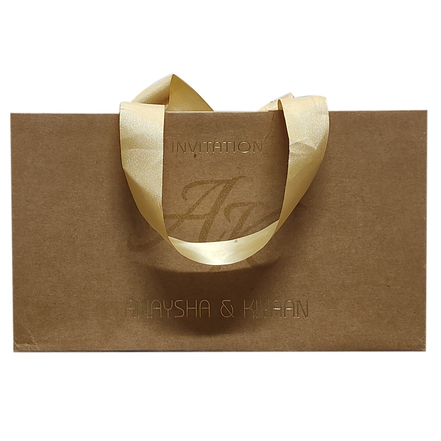 Brown Sweet Box Invitation Card-KRC29110