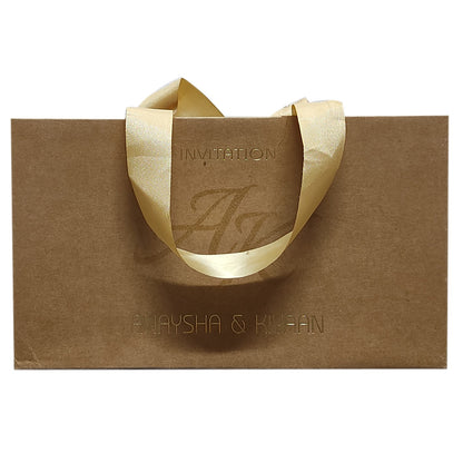 Brown Sweet Box Invitation Card-KRC29110