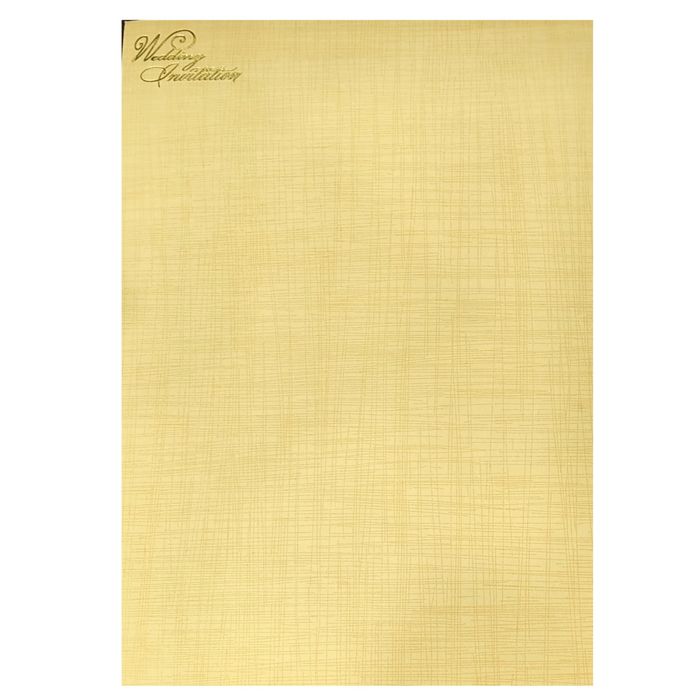 Cream Couple Wedding Invitation Card-King of Cards