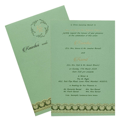 Invitation Card - KRCS6212
