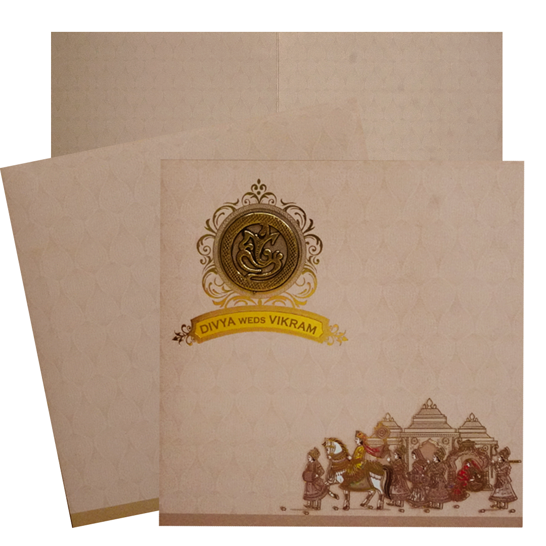 Make your event special with our exclusive Coral Barat Theme Wedding Card. Shop now! ?WhatsApp Support ?Express Delivery.