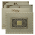 Check out Grey Gold Jaali Padded Wedding Card at best price.✅WhatsApp Support ✅Express Delivery.|King of cards.