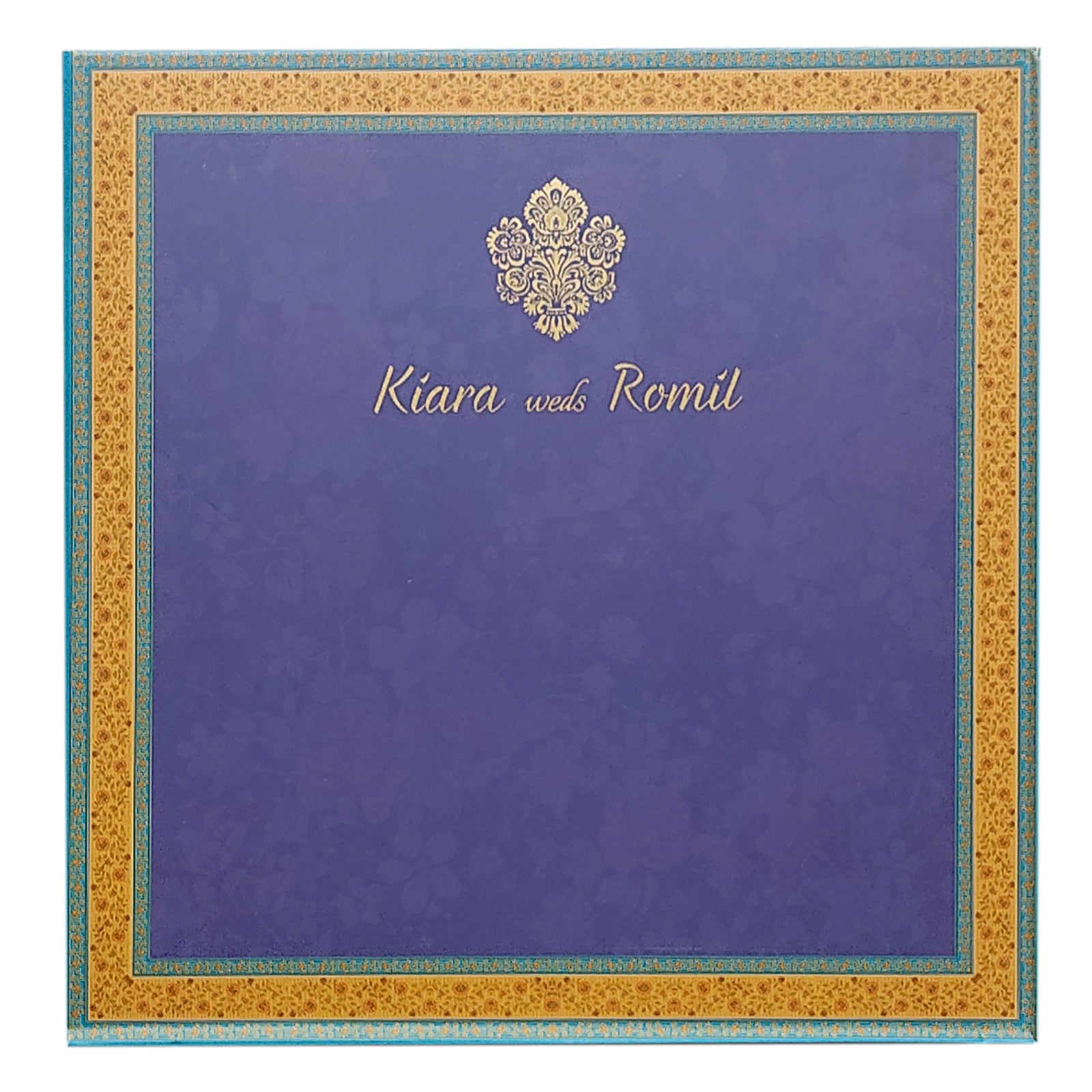 Multicolour Floral Invitation Card-KRC29570