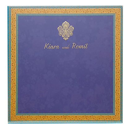 Multicolour Floral Invitation Card-KRC29570