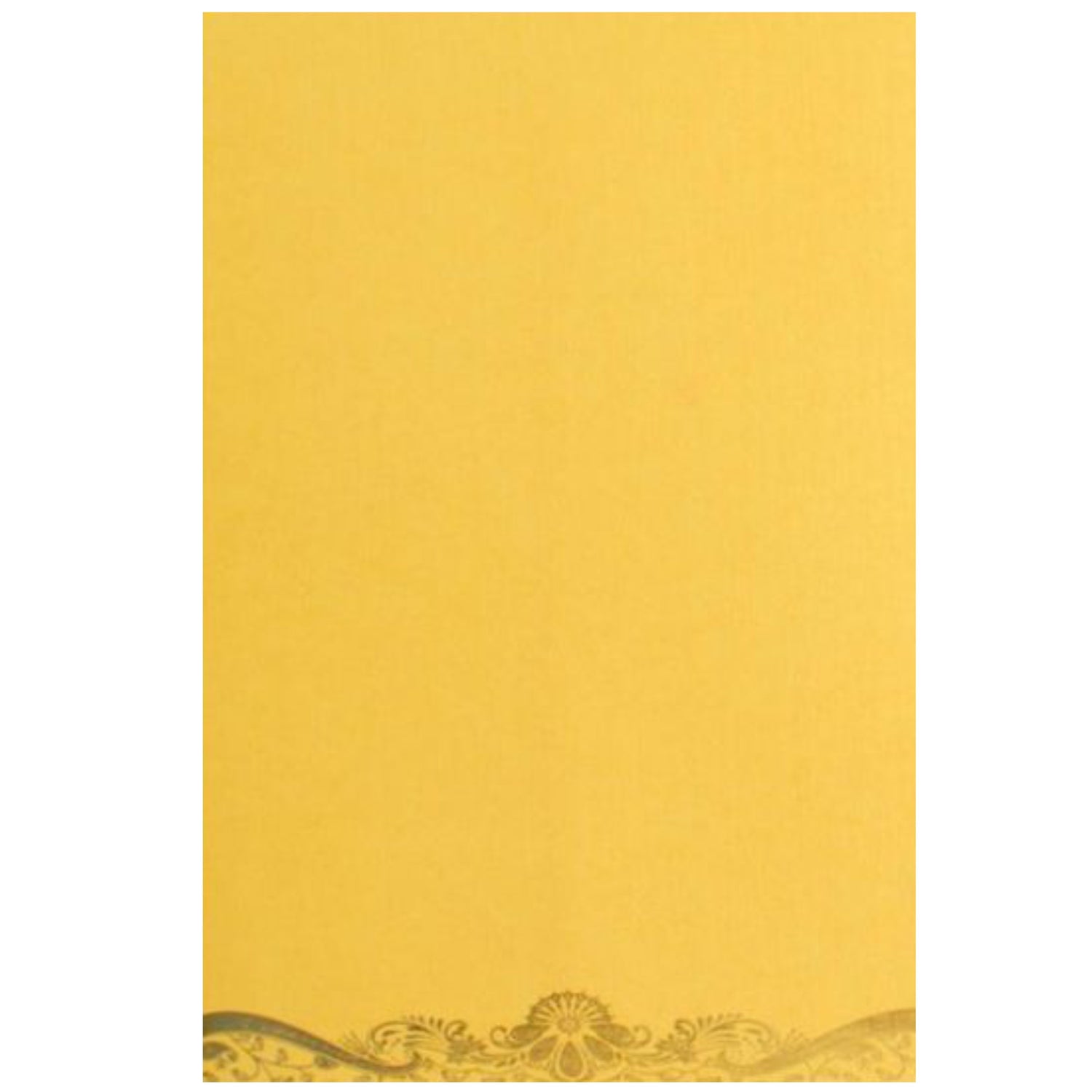 Violet Single Sheet Invitation Card