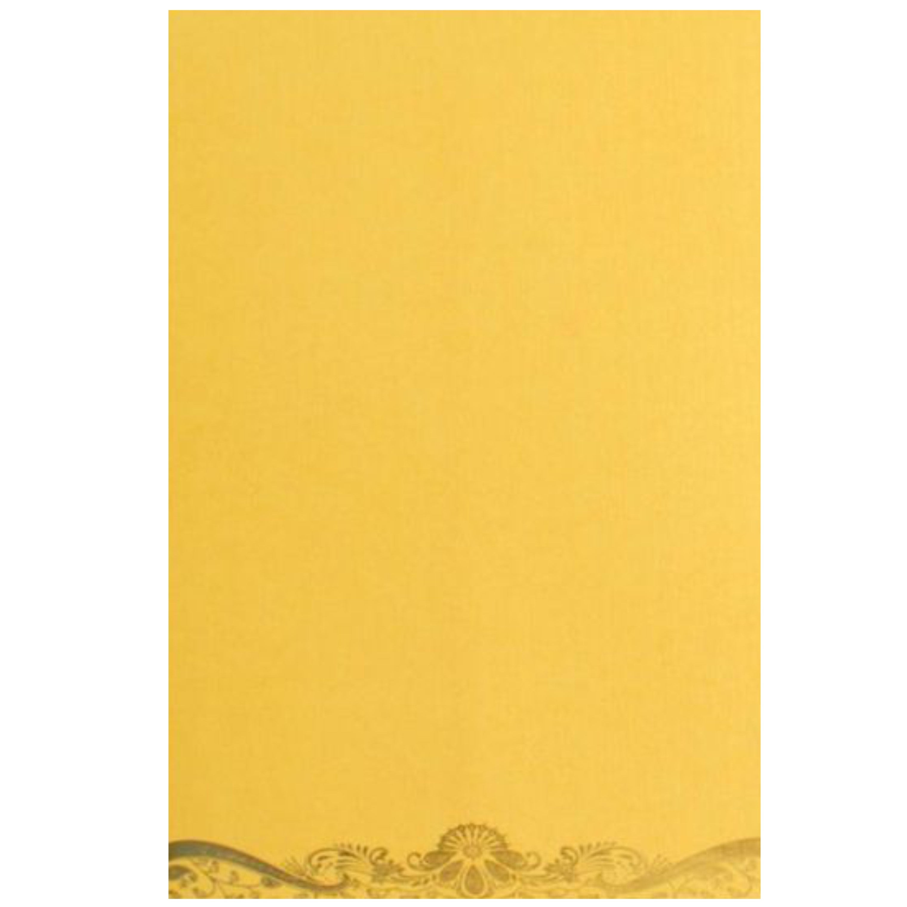 Violet Single Sheet Invitation Card