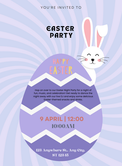 Vibrant Gathering Easter Invitation-AAEAS004