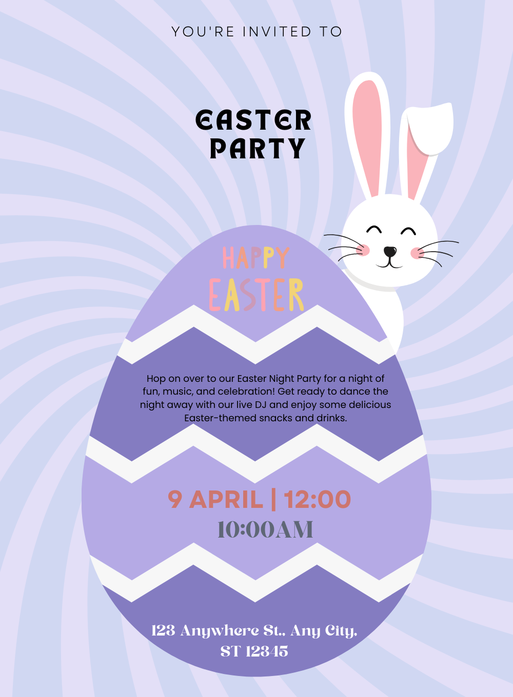 Vibrant Gathering Easter Invitation-AAEAS004