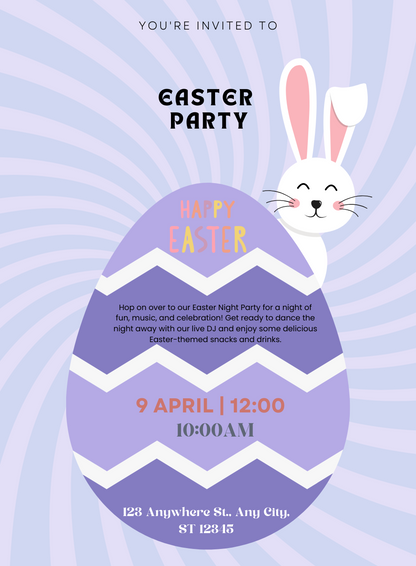 Vibrant Gathering Easter Invitation-AAEAS004