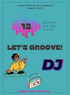 Vibrant Neon Dance Party Invitation-AADPI017