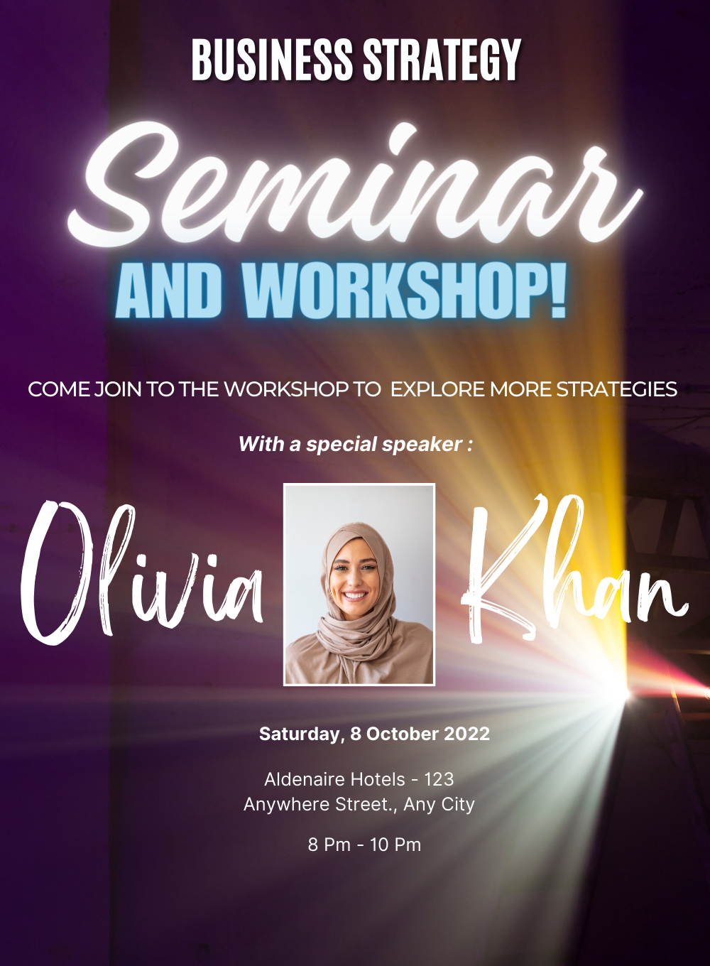 Violet Business Seminar Invitation-AASMI005