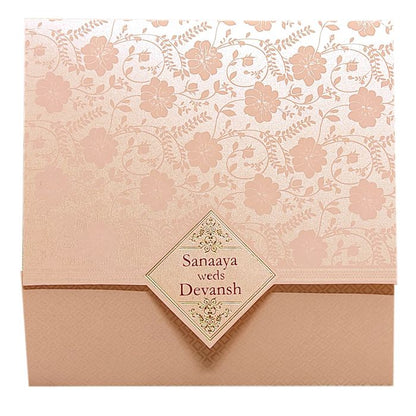 Pink Floral Invitation Card-King of Cards