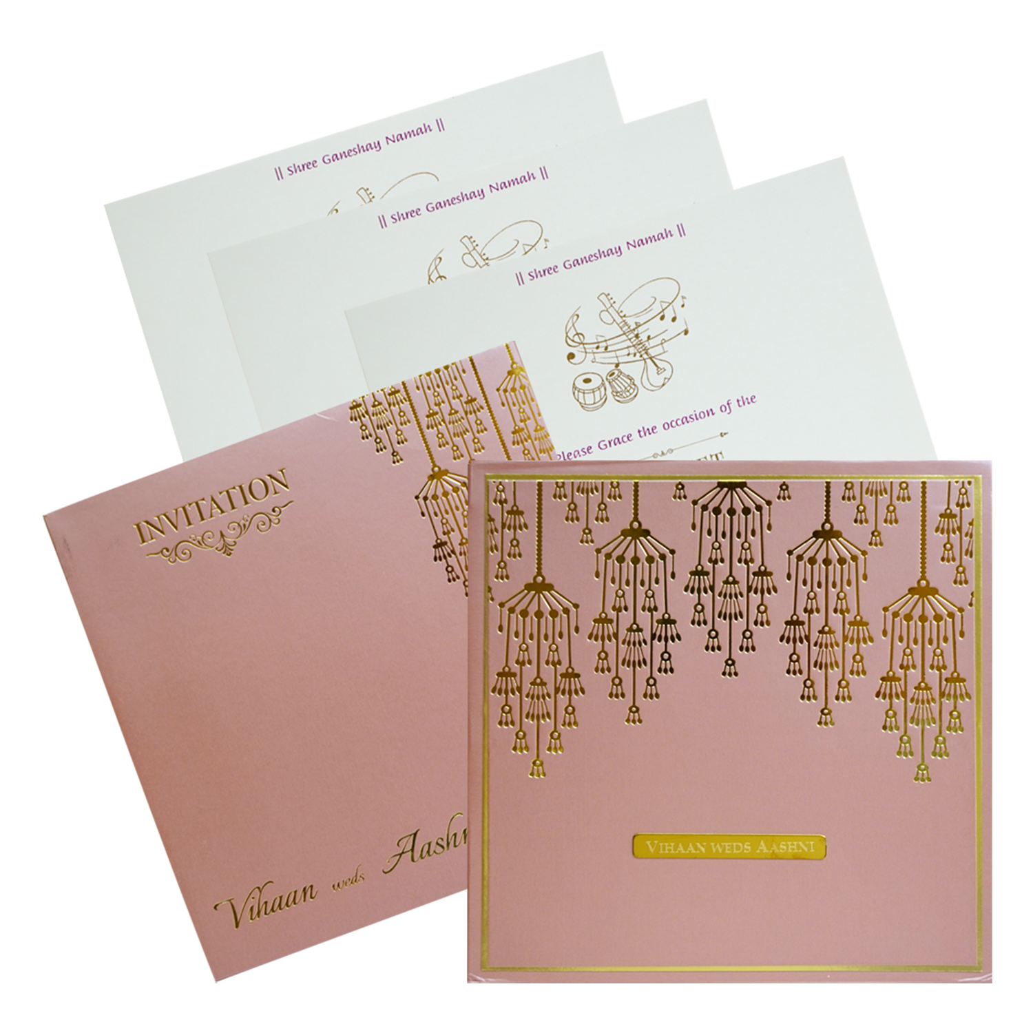 Make your event special with our exclusive Pink Padded Wedding Card. Shop now! ?WhatsApp Support ?Express Delivery.