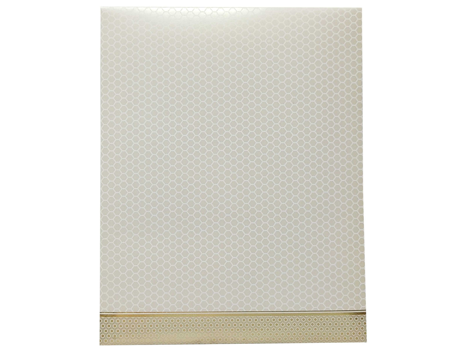 White Floral Balaji Padmavathi Invitation Card-KNJS2061