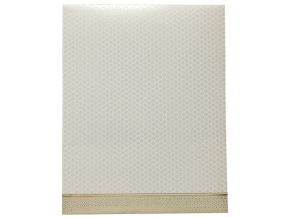 White Floral Balaji Padmavathi Invitation Card-KNJS2061