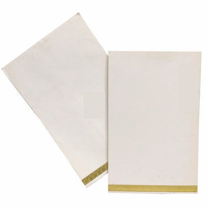 White simple single sheet invitation card-King of Cards