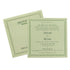 Pastel Green Single Sheet Invitation Card-King of Cards