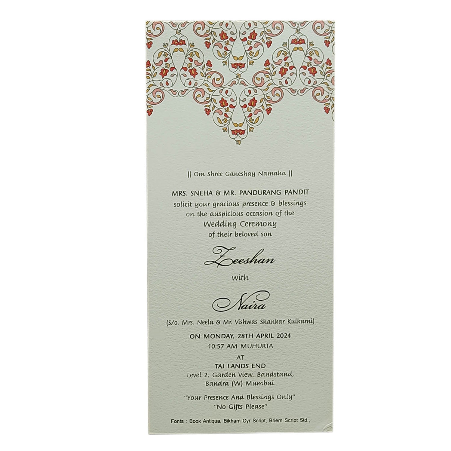 Invitation Card - KRCS6301