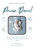 White Cloud Baby Birth Announcement Invitations-AABBA017