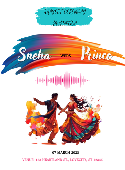 White Dances Sangeet Invitation-AASAN006